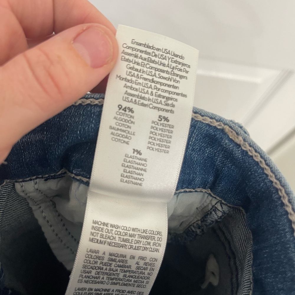 NWT Mother The hustler ankle fray | Size 26 - Picture 8 of 12